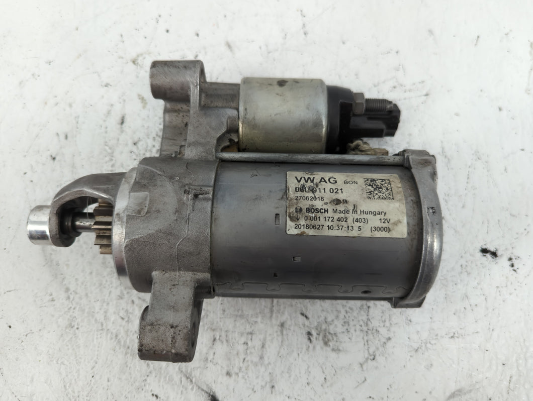 2018 Audi A5 Car Starter Motor Solenoid OEM P/N:20180627 27062018 Fits 2017 2019 2020 OEM Used Auto Parts