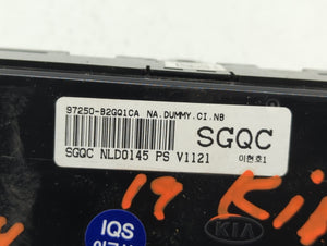 2017-2019 Kia Soul Climate Control Module Temperature AC/Heater Replacement P/N:97250-B2GQ1CA Fits 2017 2018 2019 OEM Used Auto Parts