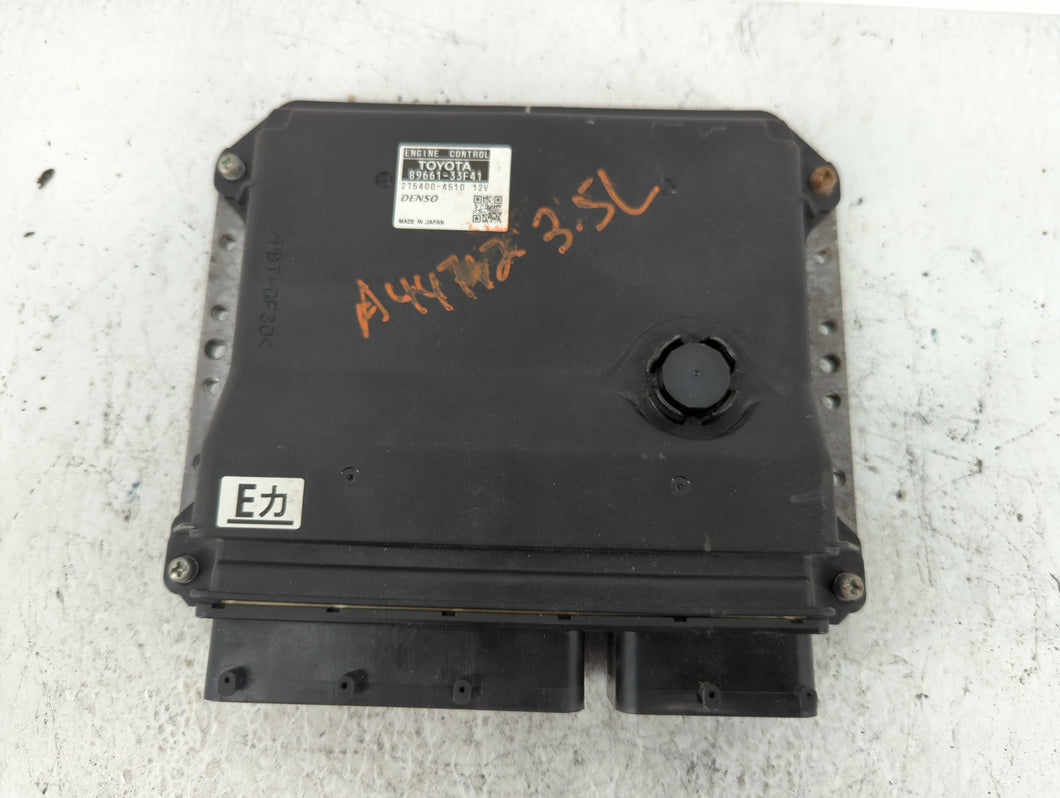 2010 Lexus Es350 PCM Engine Control Computer ECU ECM PCU OEM P/N:89661-33F40 Fits OEM Used Auto Parts