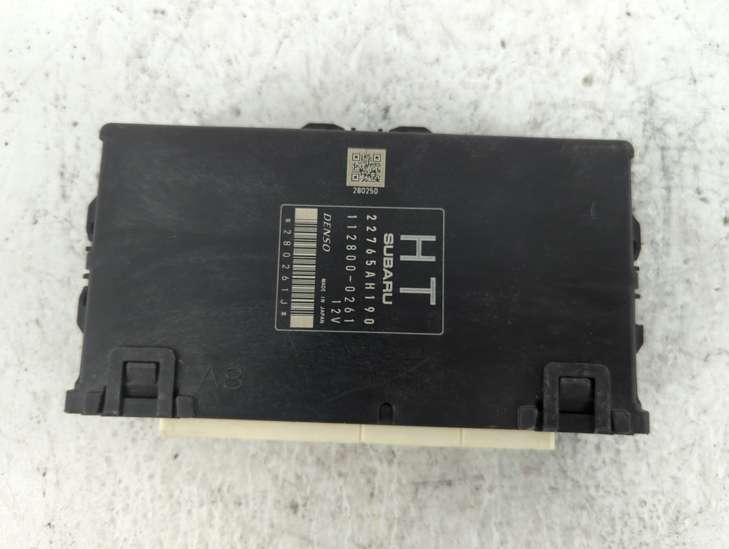 2015-2016 Subaru Impreza PCM Engine Control Computer ECU ECM PCU OEM P/N:22765AH190 Fits Fits 2015 2016 OEM Used Auto Parts