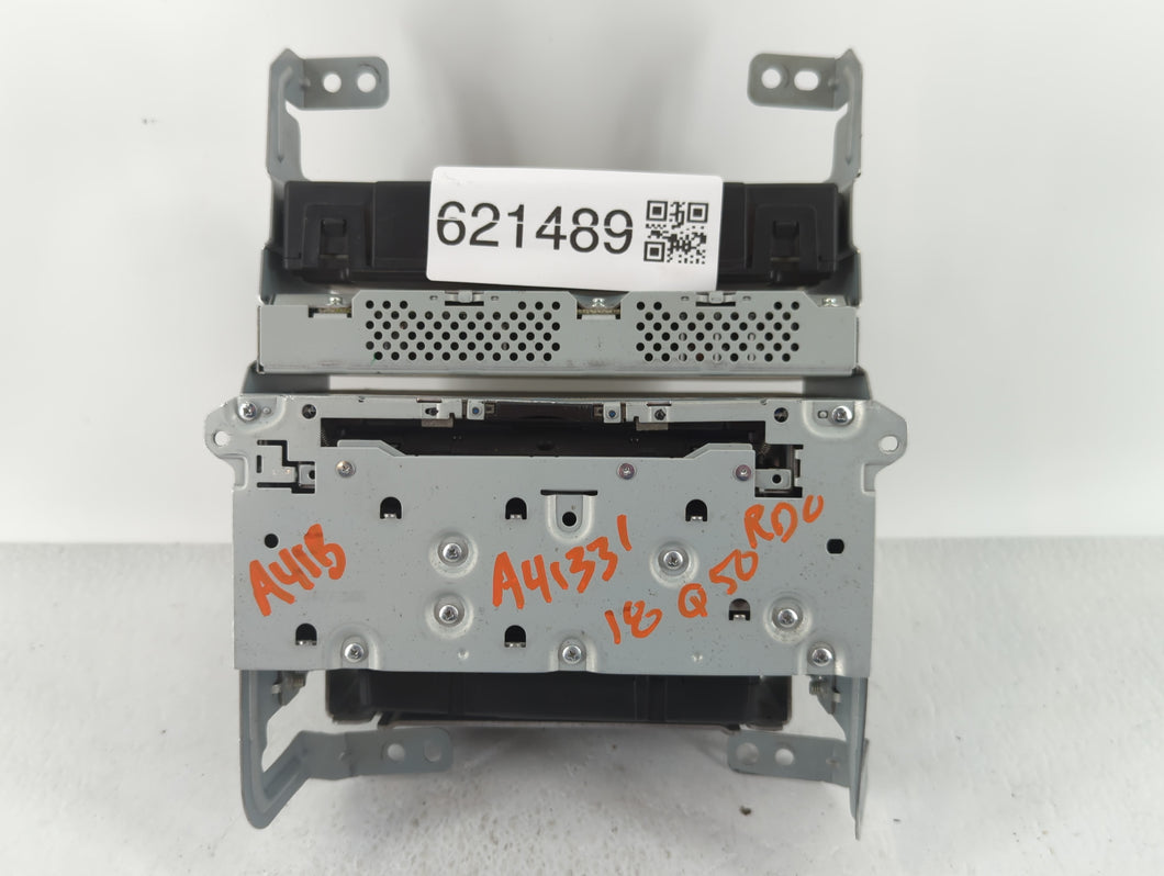 2015 Infiniti Q50 Radio AM FM Cd Player Receiver Replacement P/N:27760 6HE0H Fits OEM Used Auto Parts