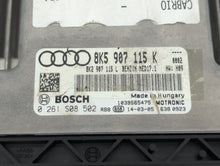 2013-2016 Audi A5 PCM Engine Control Computer ECU ECM PCU OEM P/N:0 261 S08 502 8K5 907 115 K Fits Fits 2013 2014 2015 2016 OEM Used Auto Parts