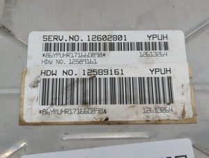 2007 Chevrolet Express Cargo PCM Engine Control Computer ECU ECM PCU OEM P/N:12602801 12589161 Fits Fits 2004 2005 2006 OEM Used Auto Parts