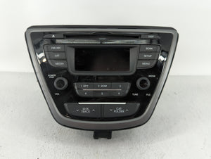 2014-2015 Hyundai Elantra Radio AM FM Cd Player Receiver Replacement P/N:96170-3X156GU Fits 2014 2015 OEM Used Auto Parts