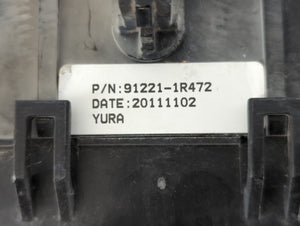 2012-2013 Hyundai Accent Fusebox Fuse Box Panel Relay Module P/N:91221-1R472 Fits 2012 2013 OEM Used Auto Parts