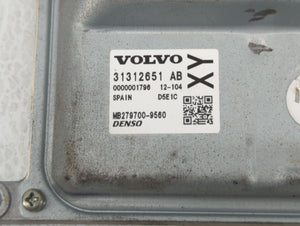 2015-2016 Volvo V60 PCM Engine Control Computer ECU ECM PCU OEM P/N:31312651 AB Fits Fits 2013 2014 2015 2016 OEM Used Auto Parts