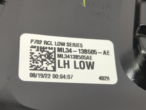 2021-2022 Ford F-150 Tail Light Assembly Driver Left OEM P/N:ML34-13B505-AE P702 RCL Fits 2021 2022 OEM Used Auto Parts