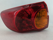 2009-2010 Toyota Corolla Tail Light Assembly Driver Left OEM P/N:08-212-19Q3L-F 08-312-1992L-F Fits Fits 2009 2010 OEM Used Auto Parts