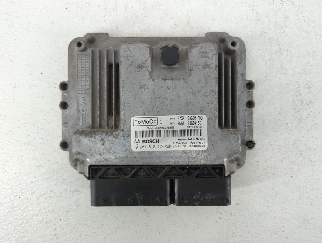 2013-2018 Ford Focus PCM Engine Control Computer ECU ECM PCU OEM P/N:FM5A-12A650-ADB Fits Fits 2013 2014 2015 2016 2017 2018 OEM Used Auto Parts