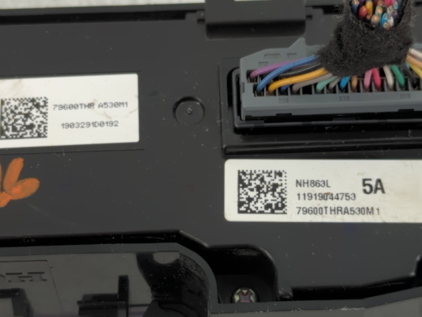 2019 Honda Odyssey Climate Control Module Temperature AC/Heater Replacement P/N:11919044753 NH863L Fits OEM Used Auto Parts - Oemusedautoparts1.com