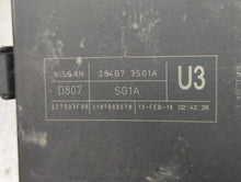 2013-2019 Nissan Sentra Fusebox Fuse Box Panel Relay Module P/N:284B7-3SG1A D807 SG1A Fits 2013 2014 2015 2016 2017 2018 2019 OEM Used Auto Parts
