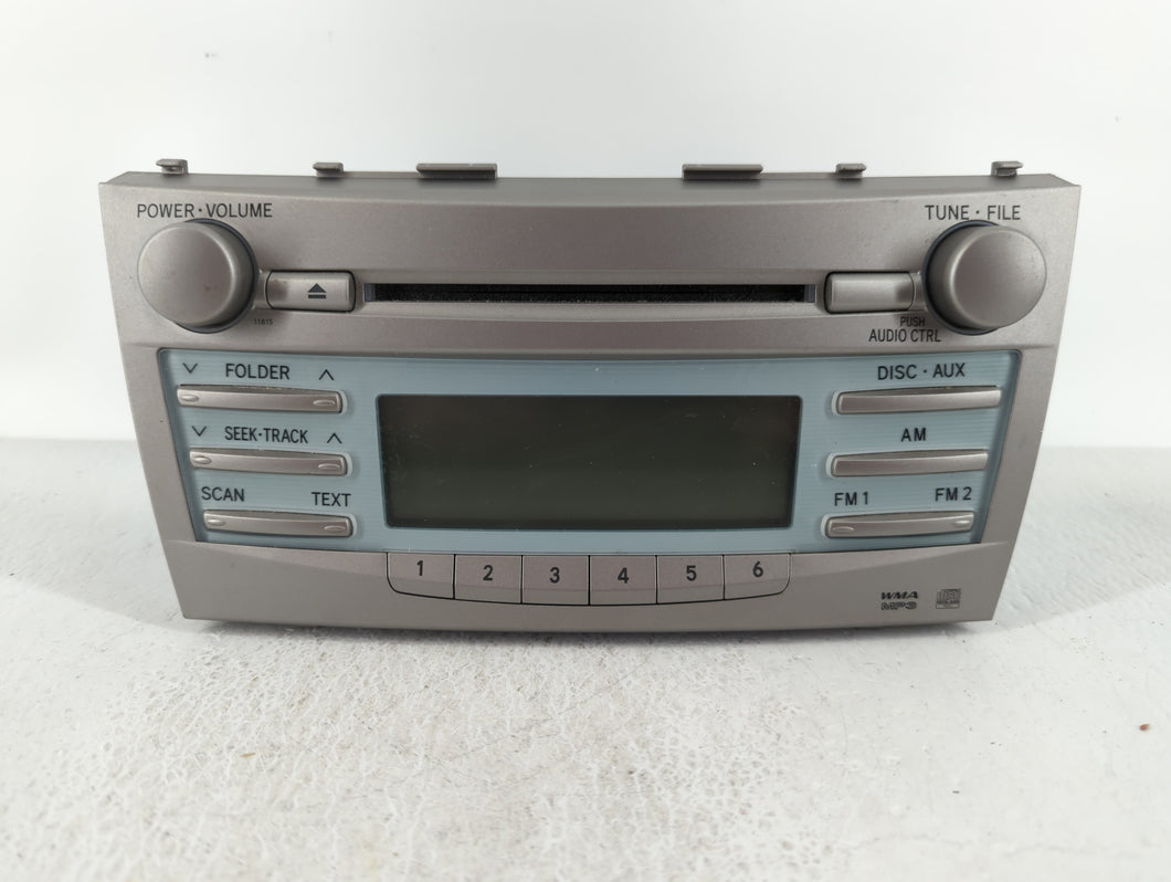 2007-2009 Toyota Camry Radio AM FM Cd Player Receiver Replacement P/N:86120-06182 Fits 2007 2008 2009 OEM Used Auto Parts