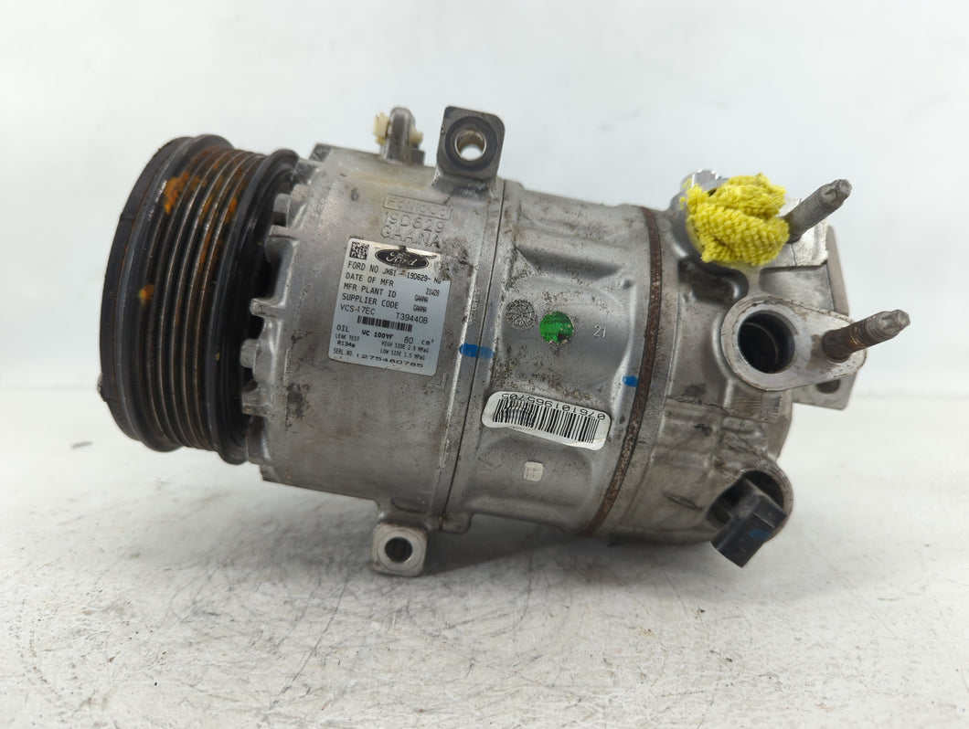 2020-2022 Ford Escape Air Conditioning A/c Ac Compressor Oem