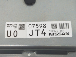 2018-2020 Nissan Rogue PCM Engine Control Computer ECU ECM PCU OEM P/N:07598 JT4 NEC024-684 Fits Fits 2018 2019 2020 OEM Used Auto Parts