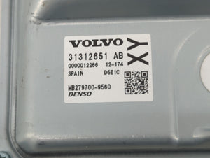 2013 Volvo S60 PCM Engine Control Computer ECU ECM PCU OEM P/N:MB279700-9560 31312651 AB Fits OEM Used Auto Parts