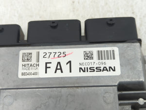 2015-2016 Nissan Juke PCM Engine Control Computer ECU ECM PCU OEM P/N:27725 NEC017-096 Fits Fits 2015 2016 OEM Used Auto Parts