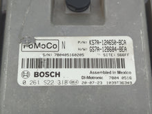 2020 Ford Fusion PCM Engine Control Computer ECU ECM PCU OEM P/N:GS7A-12B684-BEA KS7A-12A650-BCA Fits OEM Used Auto Parts