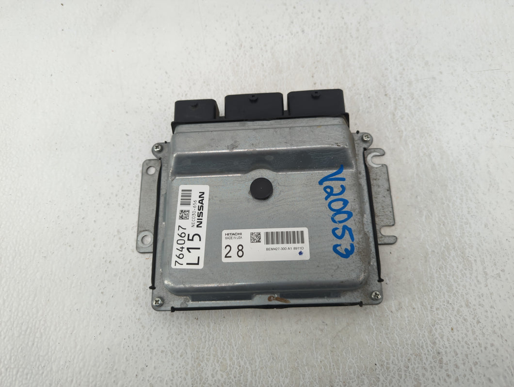 2018-2019 Nissan Murano PCM Engine Control Computer ECU ECM PCU OEM P/N:BEM427-300 A1 764067 L15, NEC030-656 Fits Fits 2018 2019 OEM Used Auto Parts