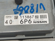 2015-2017 Nissan Quest PCM Engine Control Computer ECU ECM PCU OEM P/N:NEC016-676 113867 Fits Fits 2015 2016 2017 OEM Used Auto Parts