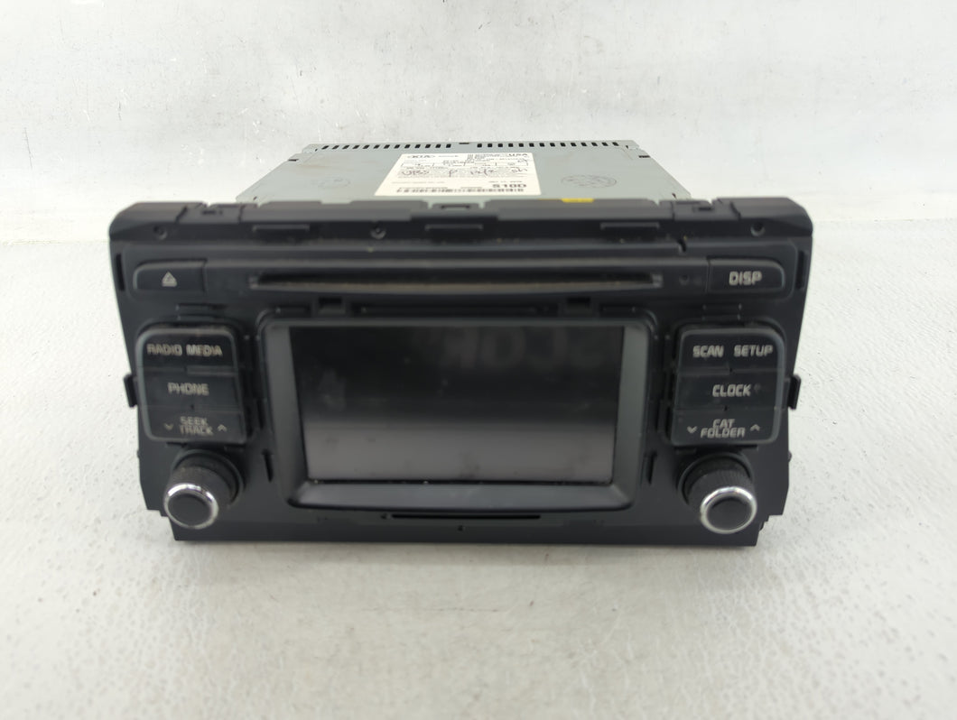 2016-2018 Kia Optima Radio AM FM Cd Player Receiver Replacement P/N:96180-D5100WK Fits 2016 2017 2018 OEM Used Auto Parts