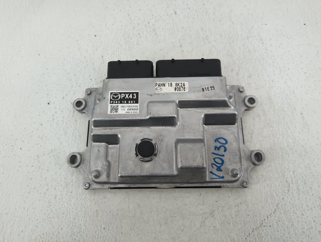 2019-2022 Mazda Cx-3 PCM Engine Control Computer ECU ECM PCU OEM P/N:MB2798003482 PX43 18 881 Fits Fits 2019 2020 2021 2022 OEM Used Auto Parts