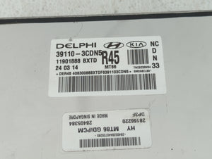 2013-2016 Hyundai Santa Fe PCM Engine Control Computer ECU ECM PCU OEM P/N:39110-3CDN5 Fits Fits 2013 2014 2015 2016 OEM Used Auto Parts