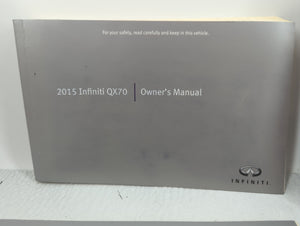 2015 Infiniti Qx70 Owners Manual Book Guide OEM Used Auto Parts