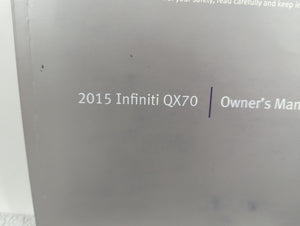 2015 Infiniti Qx70 Owners Manual Book Guide OEM Used Auto Parts