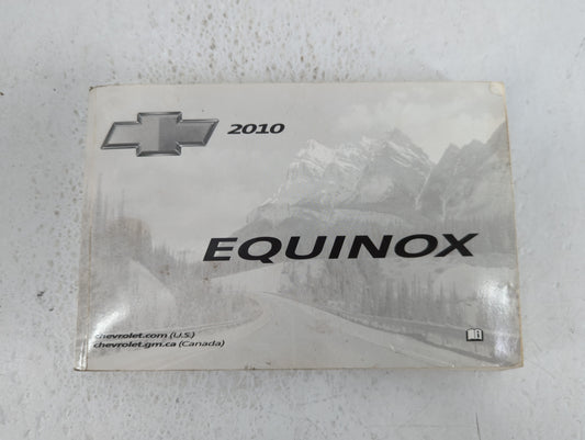 2010 Chevrolet Equinox Owners Manual Book Guide OEM Used Auto Parts - Oemusedautoparts1.com