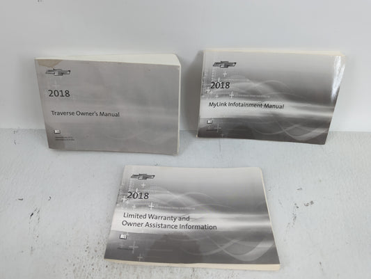 2018 Chevrolet Traverse Owners Manual Book Guide OEM Used Auto Parts - Oemusedautoparts1.com