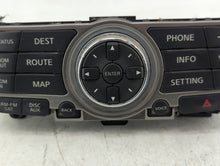 2012 Infiniti G37 Radio AM FM Cd Player Receiver Replacement P/N:28395 1UF1A --B 28395 1UF1A Fits OEM Used Auto Parts