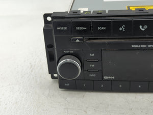 2008 Dodge Durango Radio AM FM Cd Player Receiver Replacement P/N:P05064410AF Fits OEM Used Auto Parts