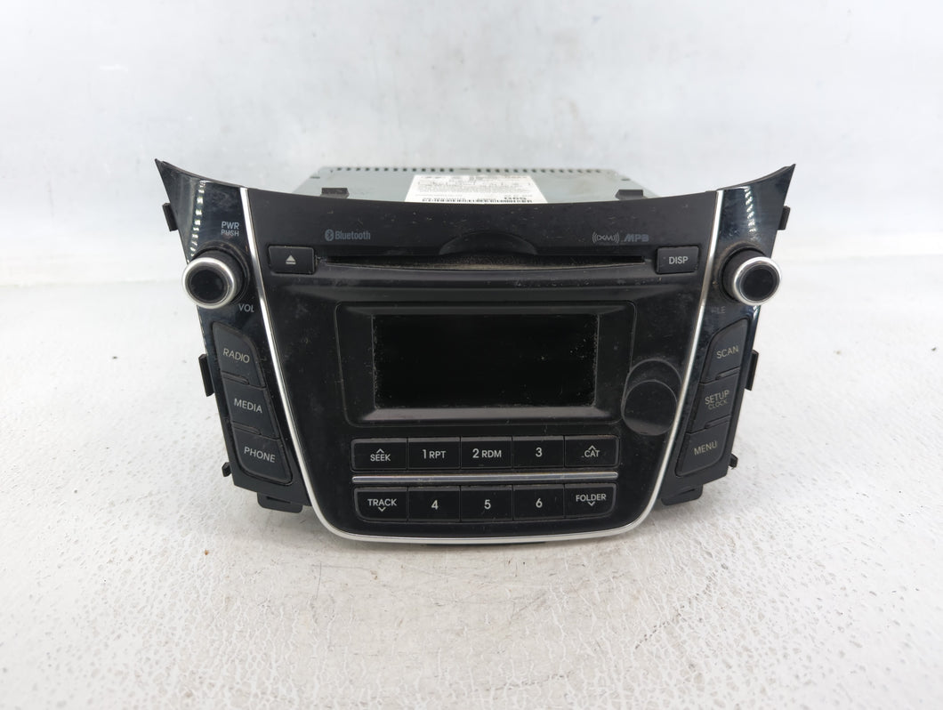 2013-2015 Hyundai Elantra Radio AM FM Cd Player Receiver Replacement P/N:96170-A5260GU Fits 2013 2014 2015 OEM Used Auto Parts