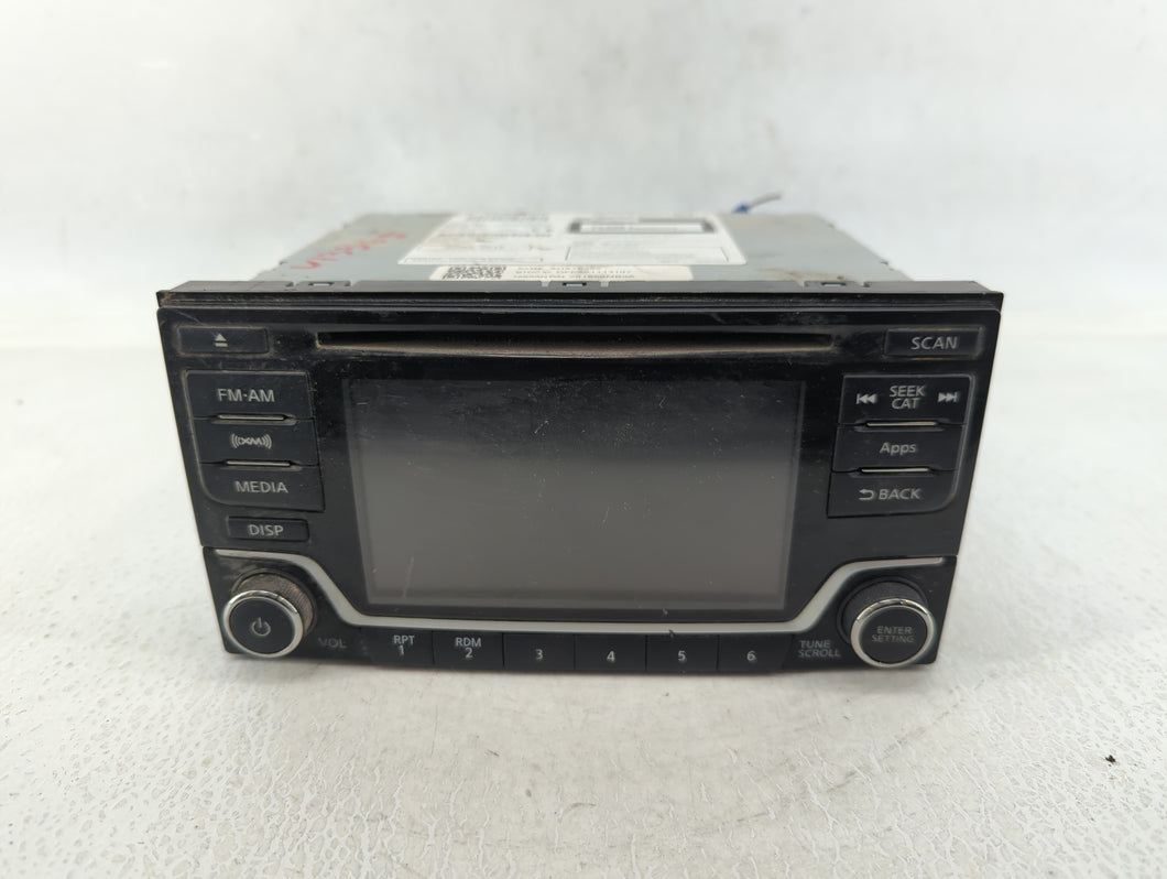 2015 Nissan Sentra Radio AM FM Cd Player Receiver Replacement P/N:28185 9MB0A Fits 2016 OEM Used Auto Parts