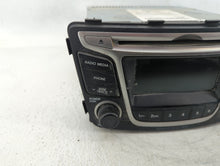 2015-2017 Hyundai Accent Radio AM FM Cd Player Receiver Replacement P/N:96170-1R152RDR Fits 2015 2016 2017 OEM Used Auto Parts