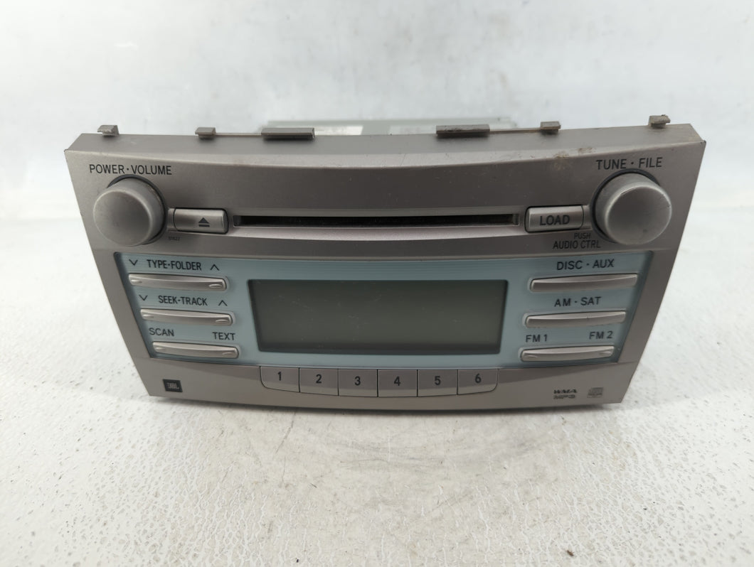 2007-2011 Toyota Camry Radio AM FM Cd Player Receiver Replacement P/N:86120-33A00 Fits 2007 2008 2009 2010 2011 OEM Used Auto Parts