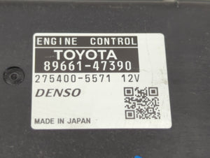 2011 Toyota Prius PCM Engine Control Computer ECU ECM PCU OEM P/N:89661-47390 89681-47211 Fits OEM Used Auto Parts