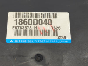 2016-2017 Mitsubishi Outlander Sport PCM Engine Control Computer ECU ECM PCU OEM P/N:E6T83578 H Fits Fits 2016 2017 OEM Used Auto Parts