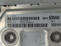 20167 Dodge Journey PCM Engine Control Computer ECU ECM PCU OEM P/N:37820-6A0-952 Fits OEM Used Auto Parts - Oemusedautoparts1.com