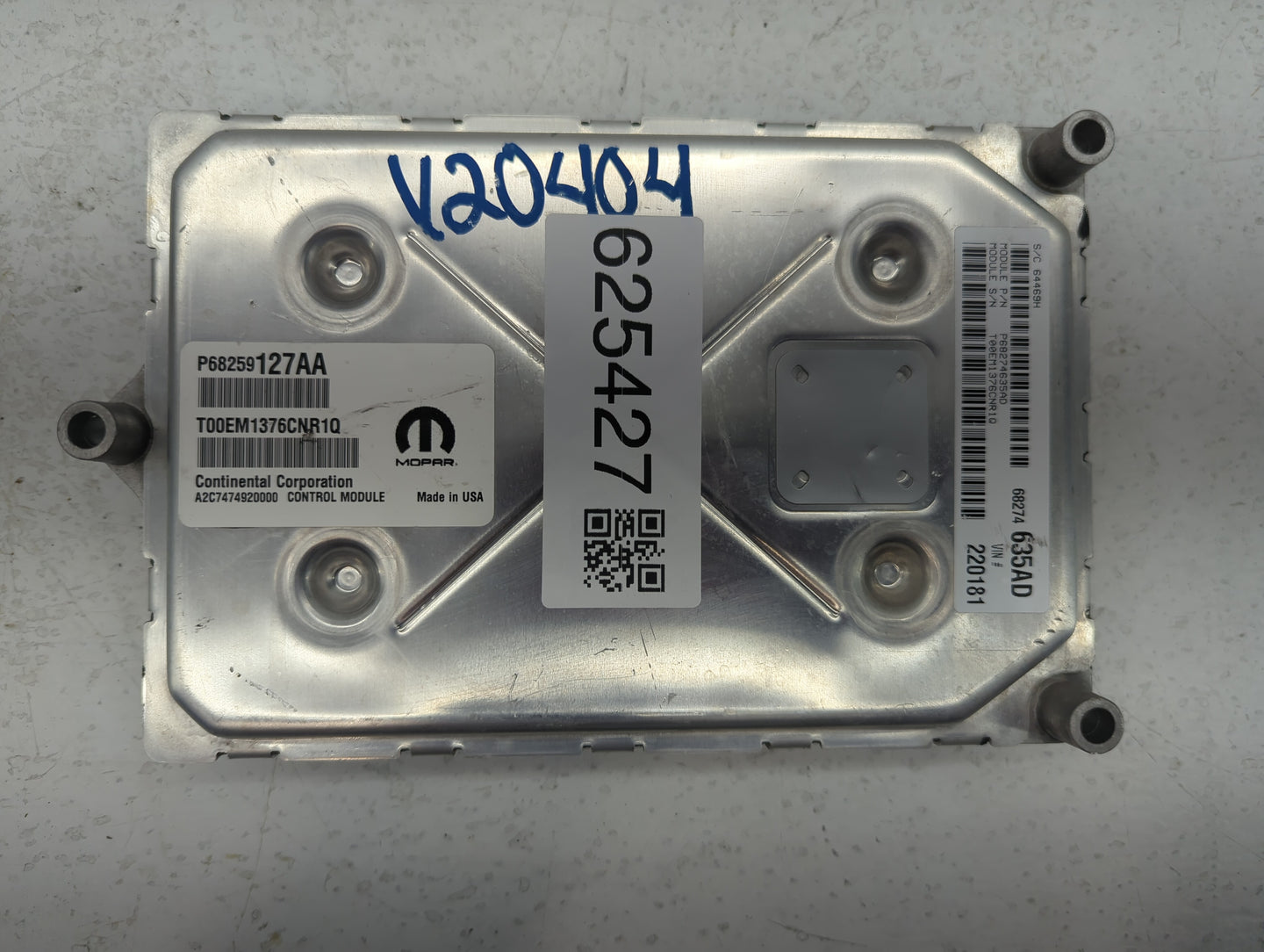 20167 Dodge Journey PCM Engine Control Computer ECU ECM PCU OEM P/N:37820-6A0-952 Fits OEM Used Auto Parts - Oemusedautoparts1.com