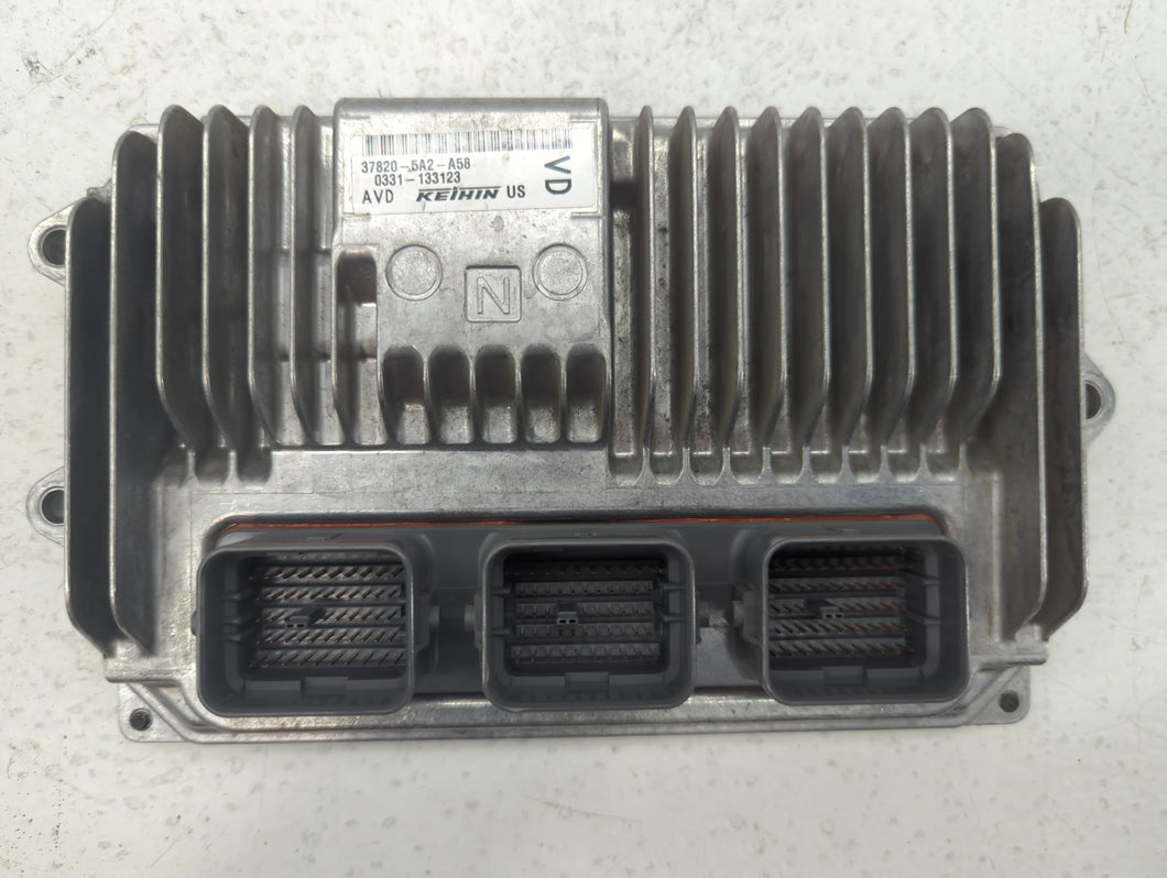 2013 Honda Accord PCM Engine Control Computer ECU ECM PCU OEM P/N:37820-5A2-A58 Fits OEM Used Auto Parts