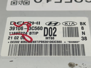 2009-2011 Hyundai Genesis PCM Engine Control Computer ECU ECM PCU OEM P/N:39106-3C560 Fits Fits 2009 2010 2011 OEM Used Auto Parts