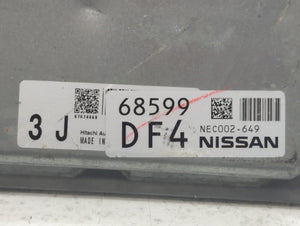 2012 Nissan Murano PCM Engine Control Computer ECU ECM PCU OEM P/N:NEC002-649 68599 Fits OEM Used Auto Parts