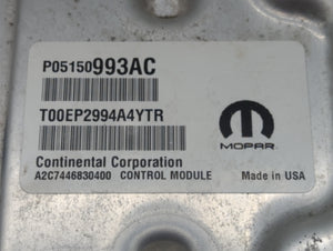 2015 Chrysler 200 PCM Engine Control Computer ECU ECM PCU OEM P/N:P68102888AE P05150993AC Fits OEM Used Auto Parts