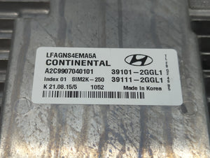 2015-2017 Hyundai Sonata PCM Engine Control Computer ECU ECM PCU OEM P/N:39111-2GGL1 39101-2GGL1 Fits Fits 2015 2016 2017 OEM Used Auto Parts