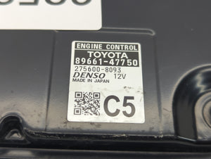 2017-2020 Toyota Prius PCM Engine Control Computer ECU ECM PCU OEM P/N:275600-8093 89661-47750 Fits Fits 2017 2018 2019 2020 OEM Used Auto Parts