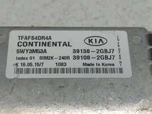 2015 Kia Optima PCM Engine Control Computer ECU ECM PCU OEM P/N:39108-2GBJ7 39138-2GBJ7 Fits OEM Used Auto Parts