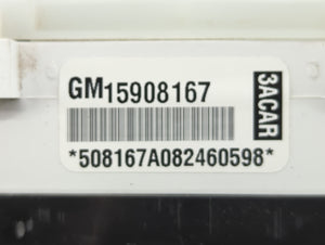 2008-2010 Chevrolet Cobalt Instrument Cluster Speedometer Gauges P/N:15908167 Fits 2008 2009 2010 OEM Used Auto Parts