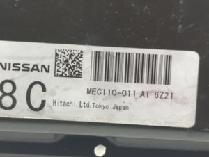 2007 Nissan Altima PCM Engine Control Computer ECU ECM PCU OEM P/N:MEC110-011 A1 6Z21 Fits OEM Used Auto Parts