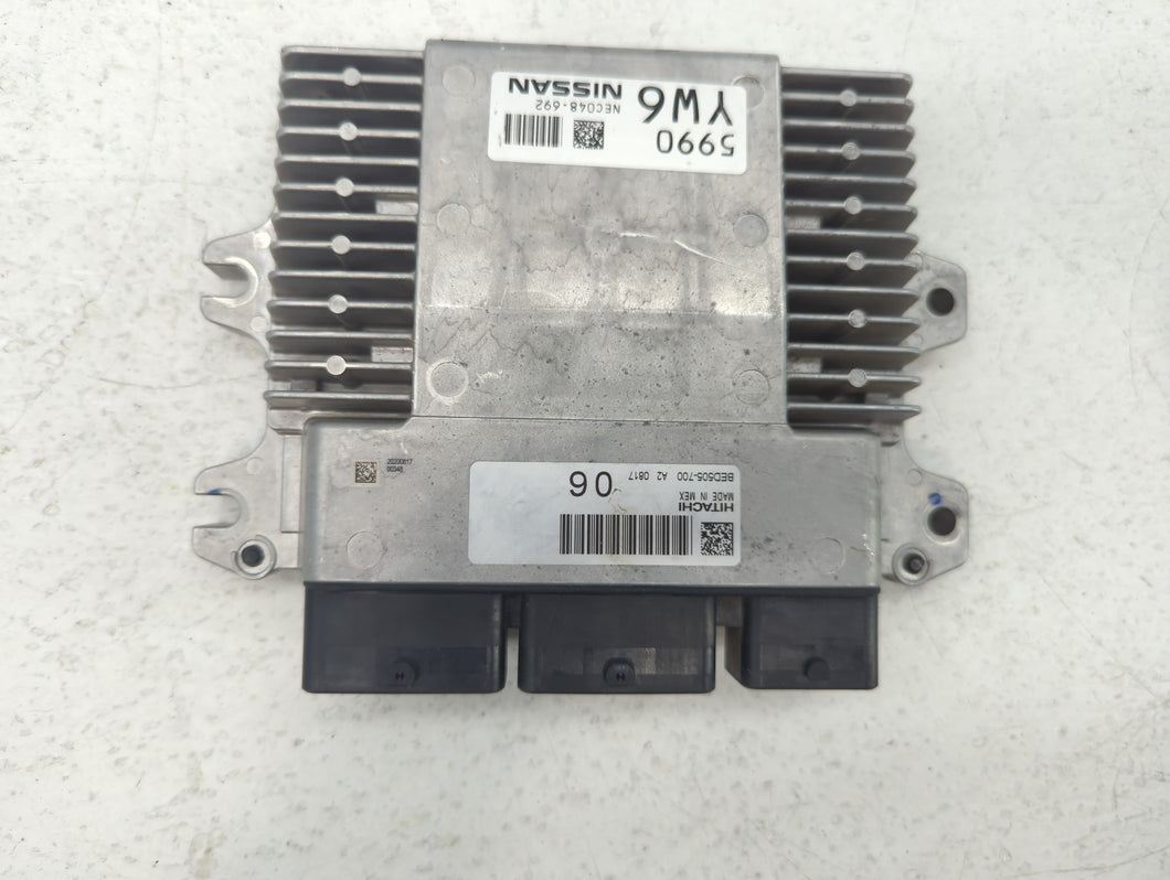 2020-2022 Nissan Sentra PCM Engine Control Computer ECU ECM PCU OEM P/N:NEC048-692 Fits Fits 2020 2021 2022 OEM Used Auto Parts